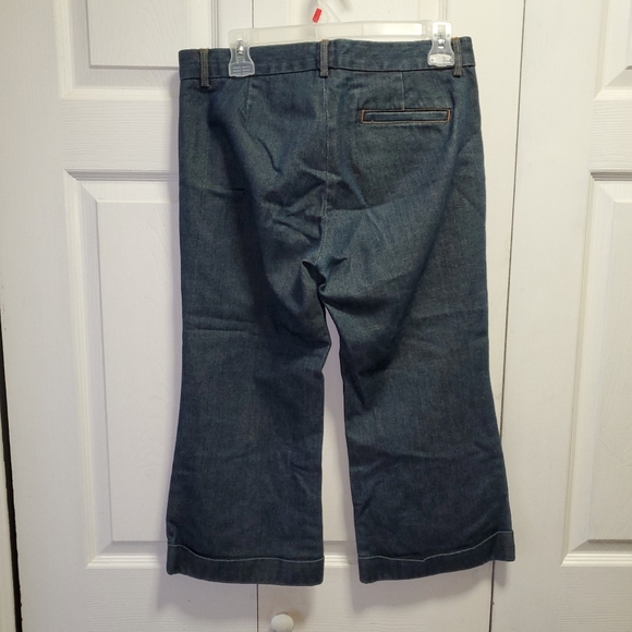 Vintage Gap Denim Wide Leg Capri Size 4 - Picture 4 of 5